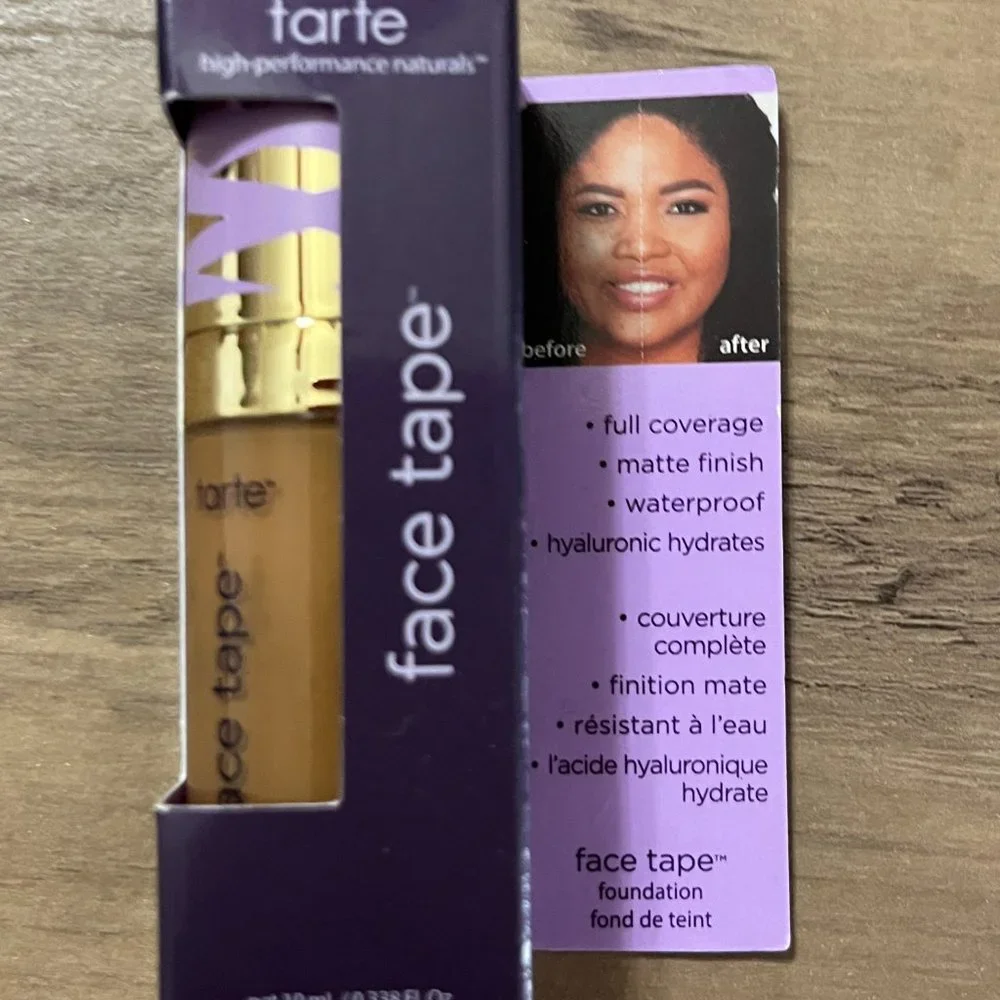 Tarte Face Tape Vegan Foundation in 53G - Deep Golden - NRFB